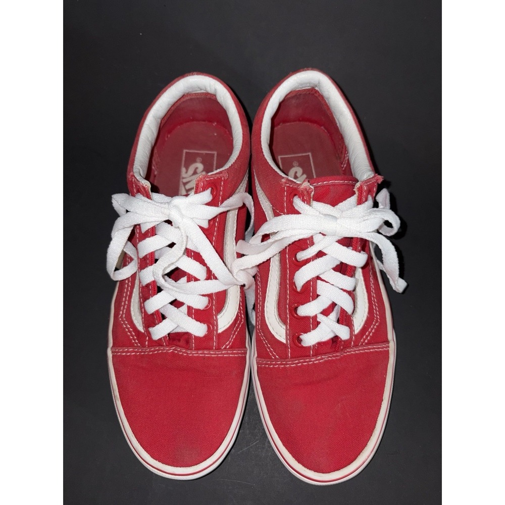 Size 6 Mens Size 7.5 women- VANS Old Skool Racing Red - Picture 2 of 7